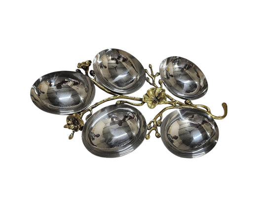 33CM BRASS FRUIT BOWLS