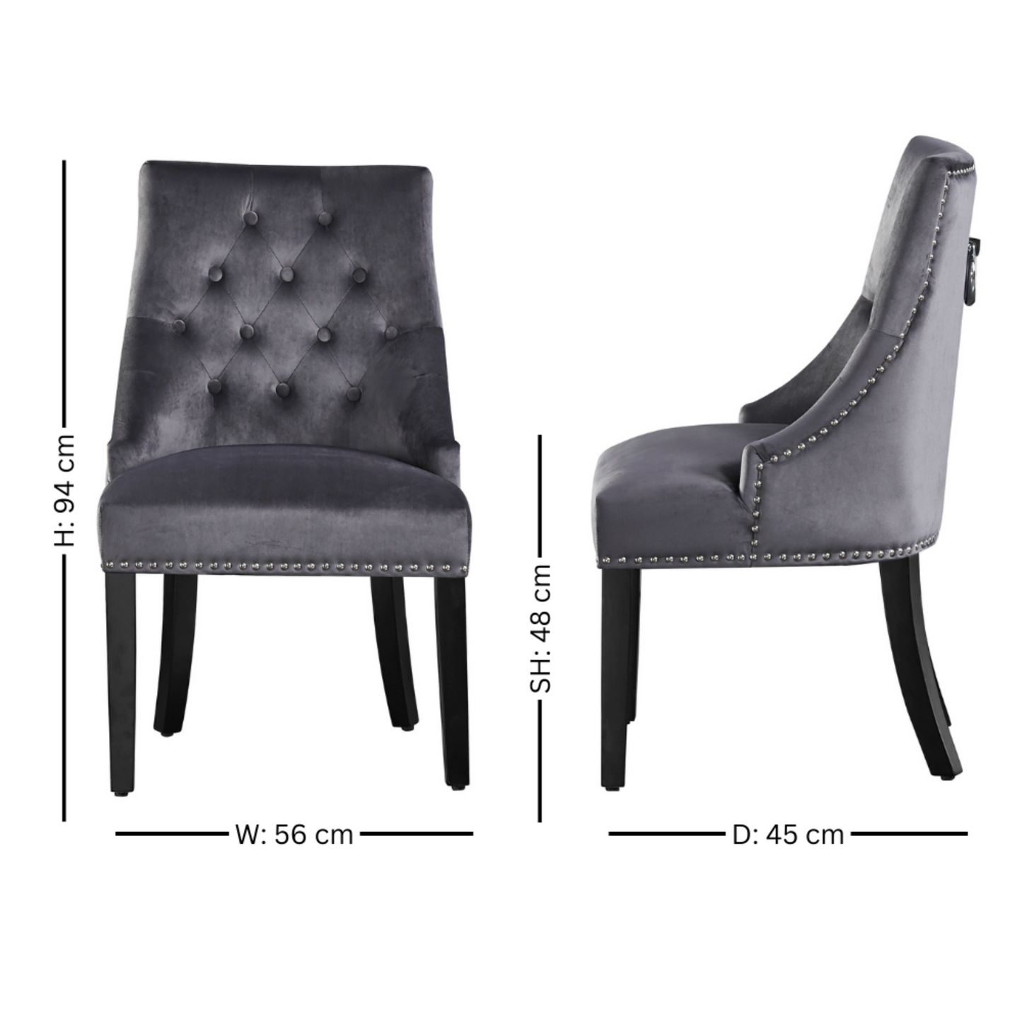 Windsor LUX Velvet Dining Chair
