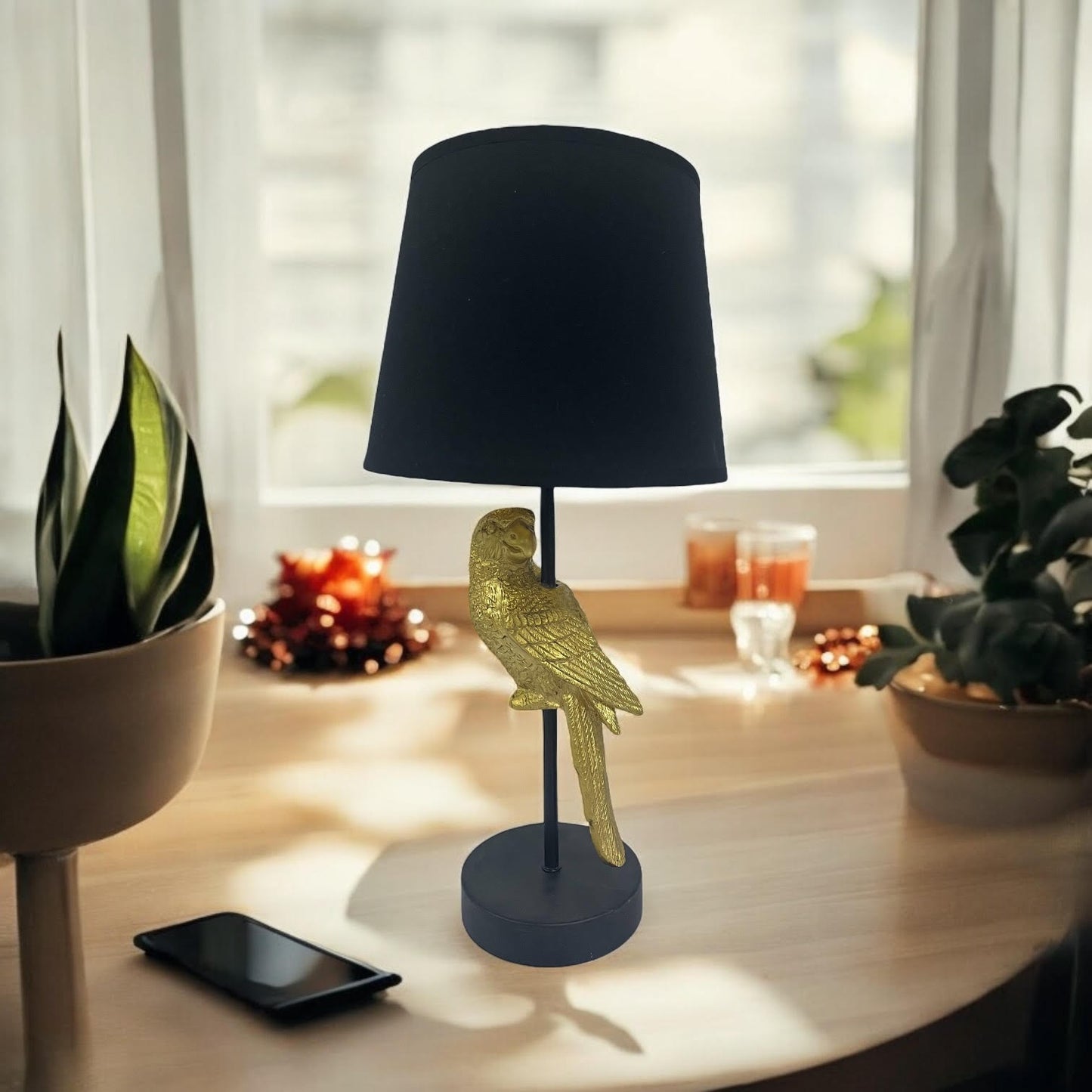 47X22X22M TABLE LAMP 9" BLACK SHADE