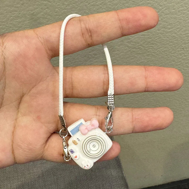 2025 New Labubu Accessories Decor Mini Cartoon Phone Case Pendant Mini Camera Labubu Diy Decor Accessories Toy Gift