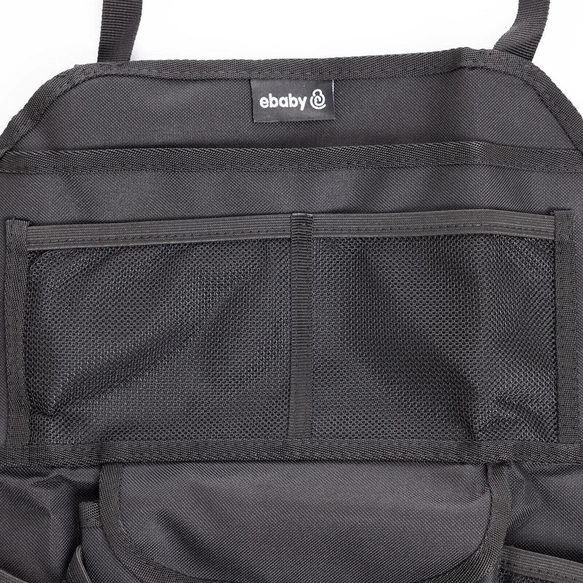 ebaby Plain Backseat Organiser-Black