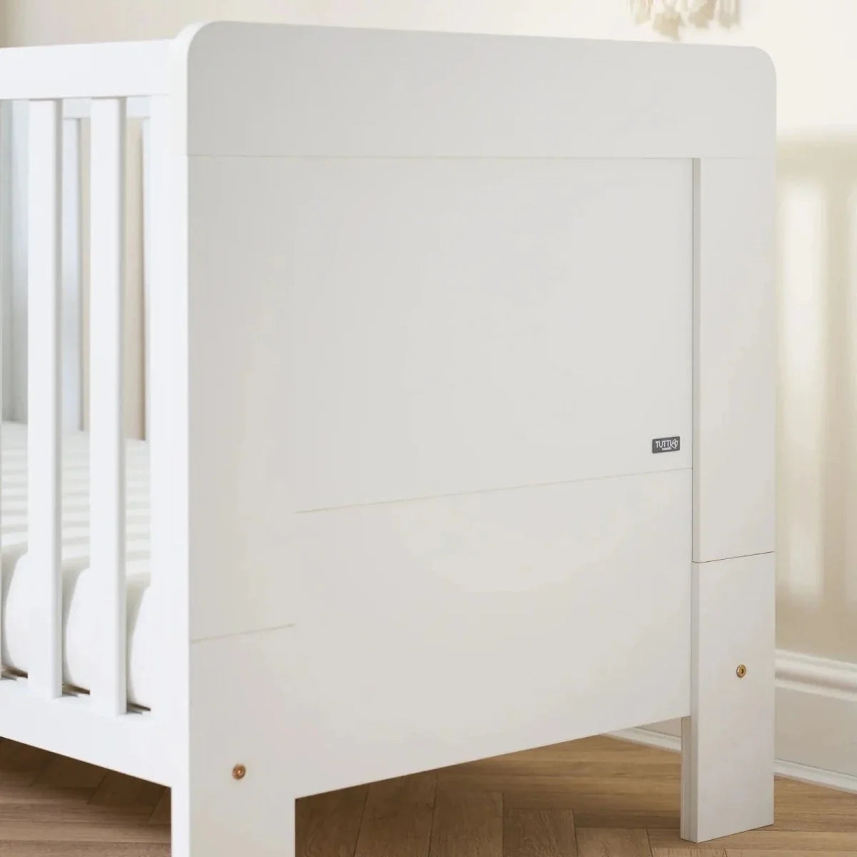 Tutti Bambini Alba Mini Cot Bed - Essentials White