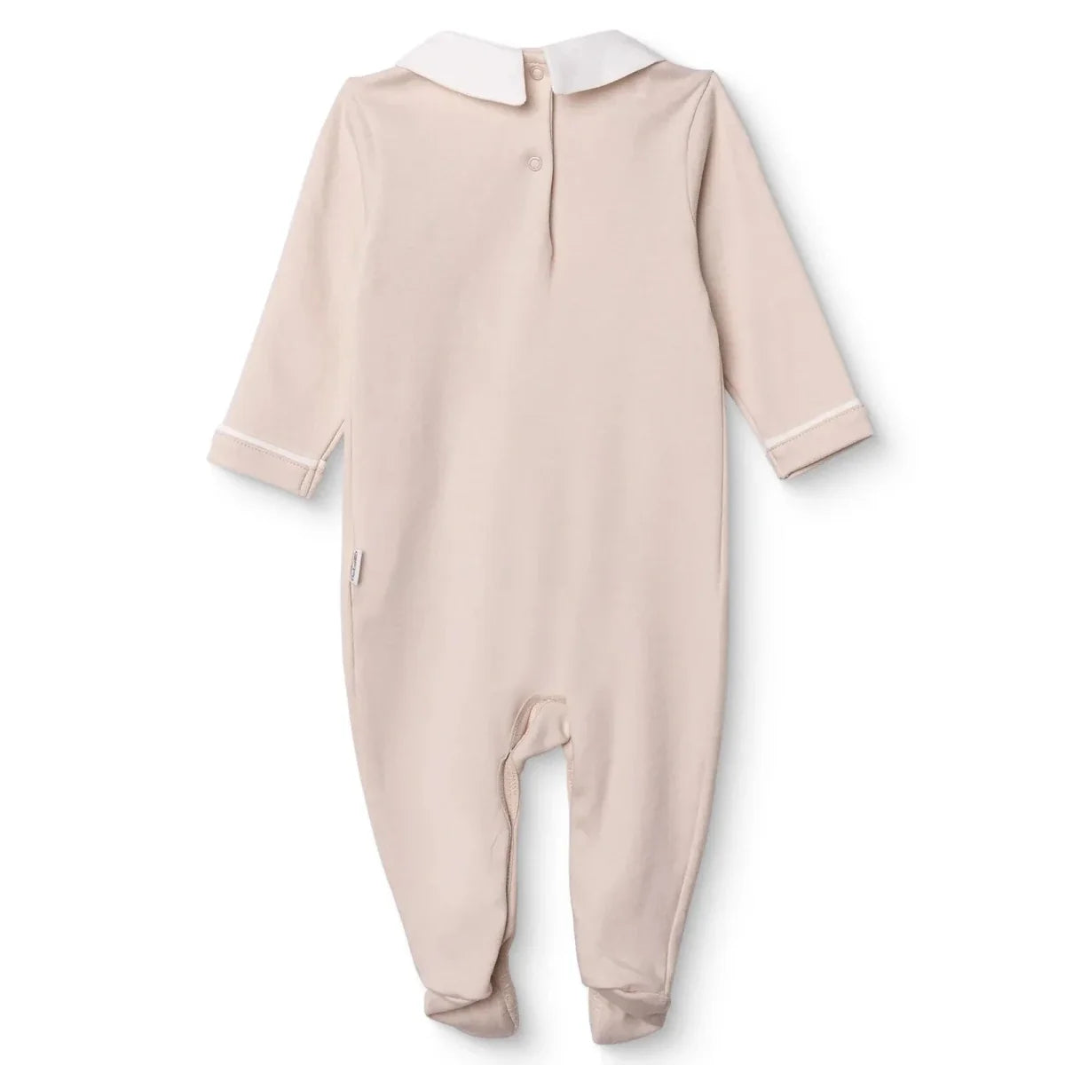 Bebetto "Little Boss" Slogan Shirt Collar Footed Baby Sleepsuit (Newborn to 6-9 Months)