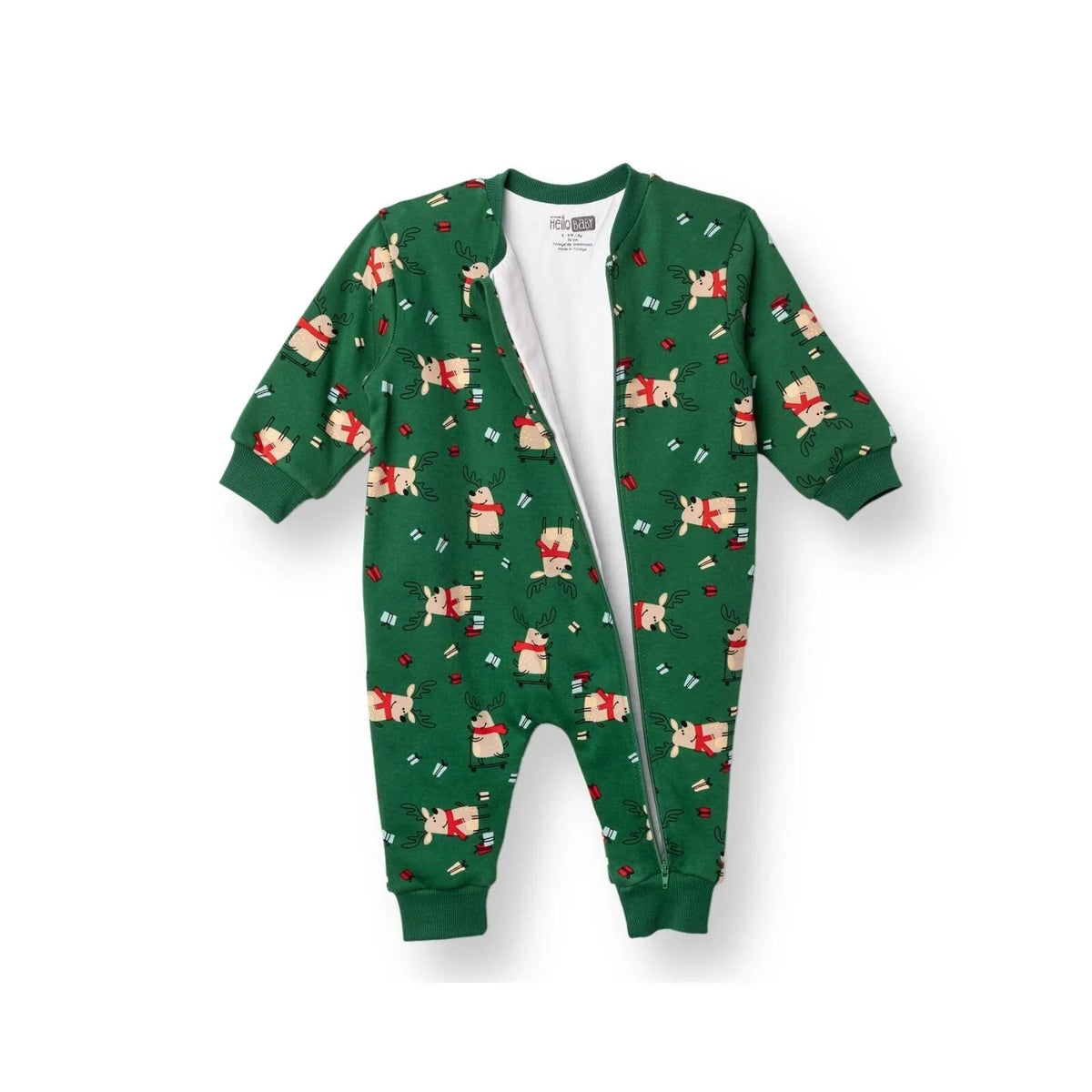 HelloBaby Reindeer Print 2.5 Tog Long Sleeve Baby Sleep Bag with Legs (9 Months to 5 Years)