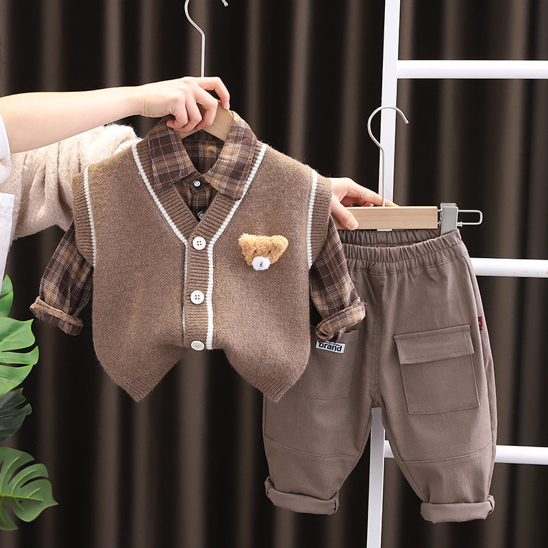 Children's Clothing Knitted Sweater Vest