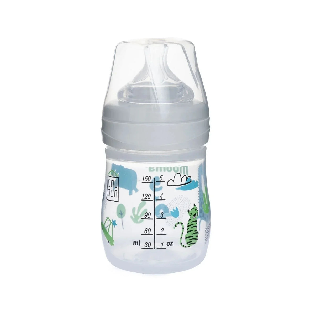 Mooma Neeko Bottle Slow Flow 0-6 months 150ml - Animals