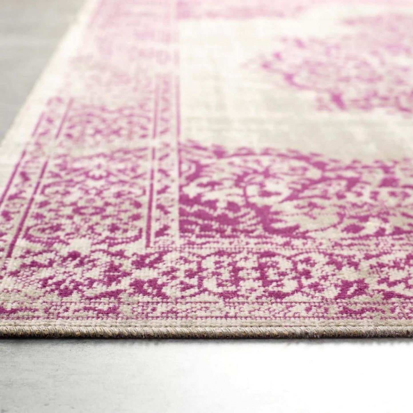 Saville Grey/Raspberry Vintage Rug