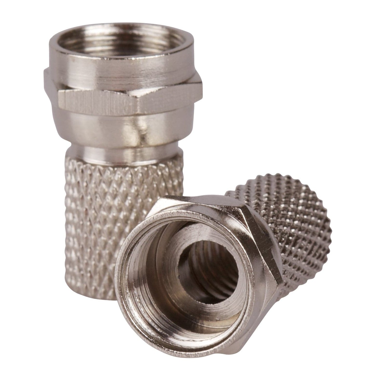 Maplin F Type Twist on Connector RG6U for Satellite Aerial Coaxial Cable - Pack of 2