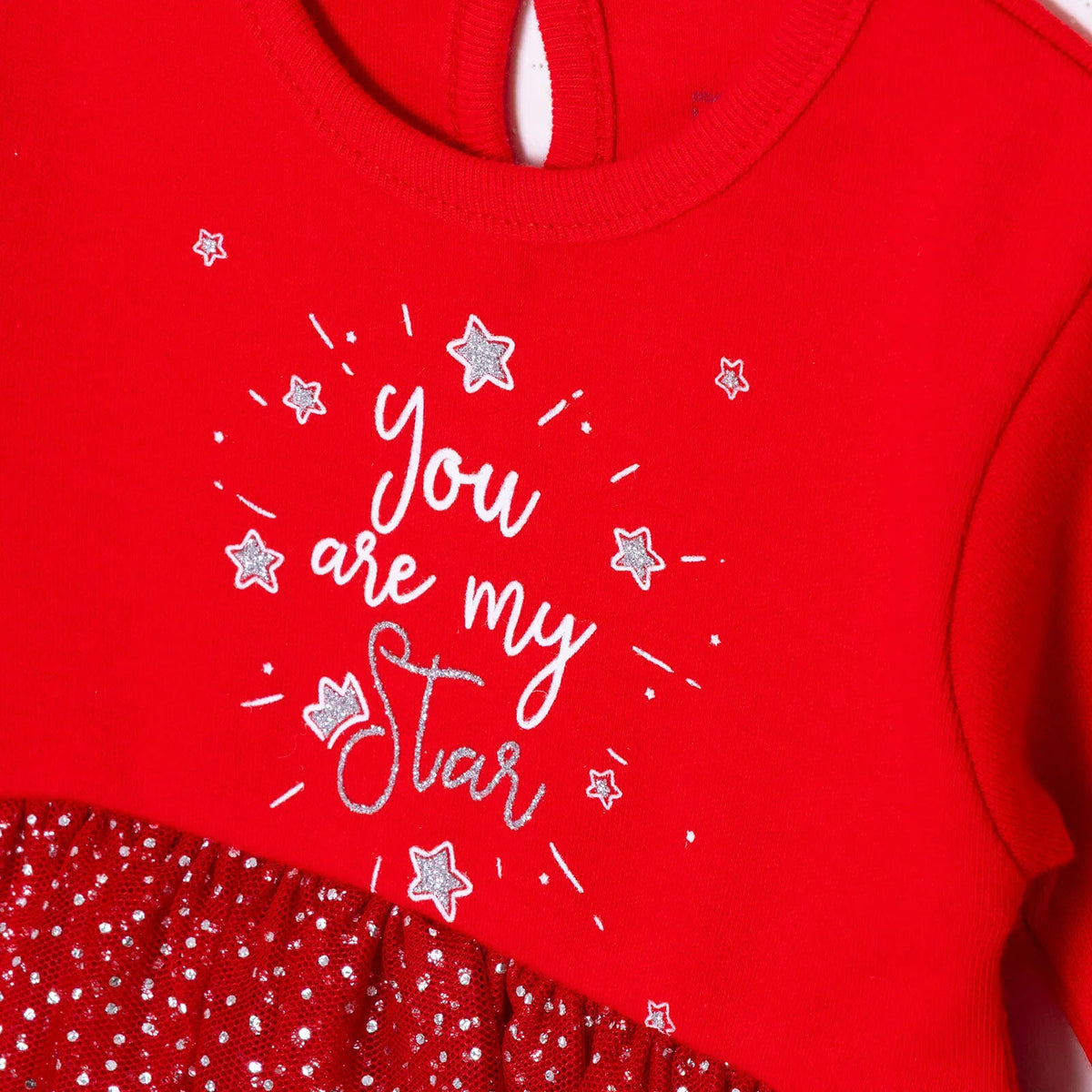 HelloBaby Long Sleeve Baby Bodysuit Dress (1-3 Months to 12 Months)