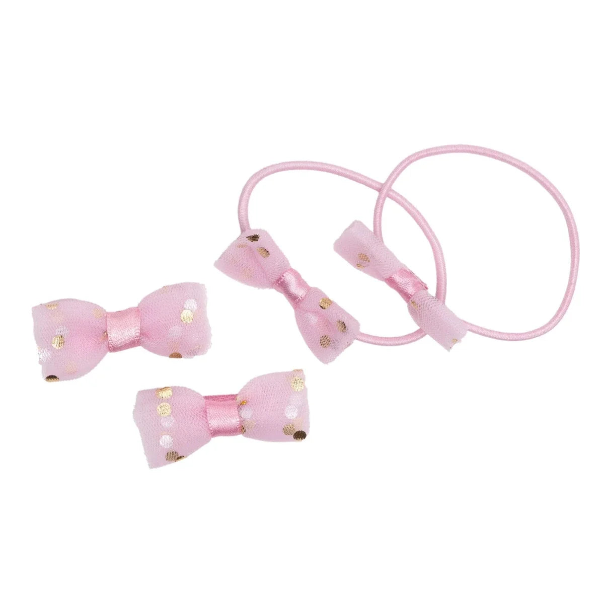 Pixy Love Polka Dot Baby Hair Clips (One Size)