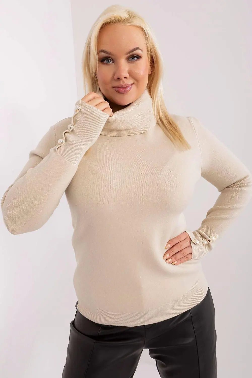 Factory Price lightweight and pleasant viscose turtleneck sweater