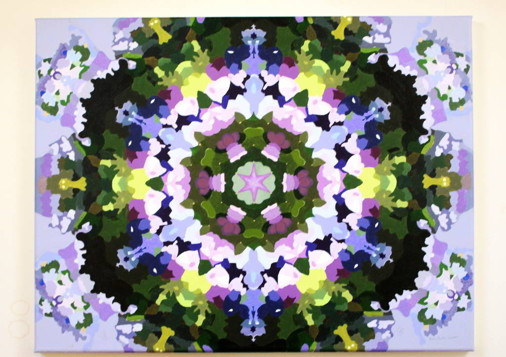 Fantasy in Lavender: Psychedelic Kaleidoscope