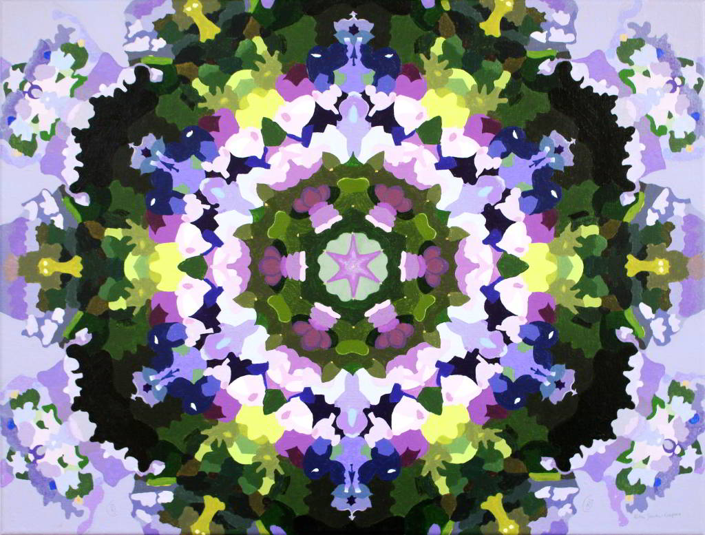 Fantasy in Lavender: Psychedelic Kaleidoscope