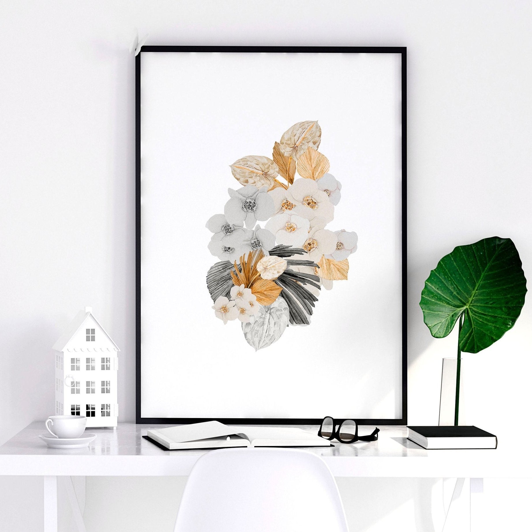 Wall pictures bedroom | set of 3 unique wall art