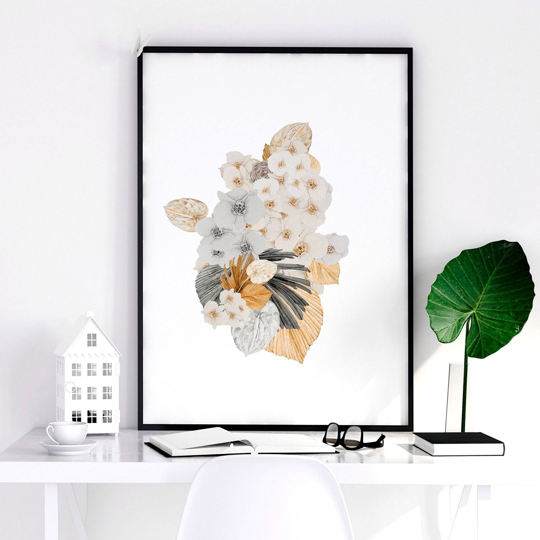 Wall pictures bedroom | set of 3 unique wall art