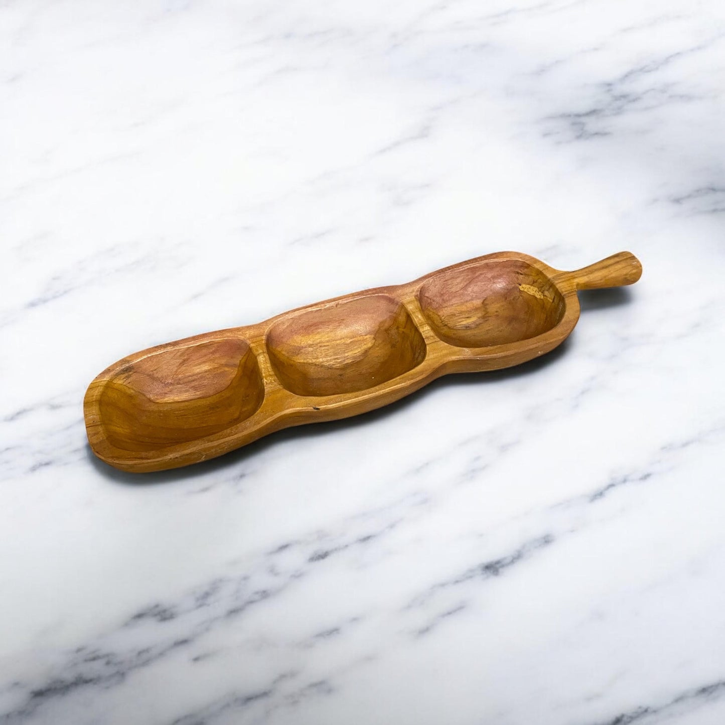 50CM TEAK SERVING BOWL