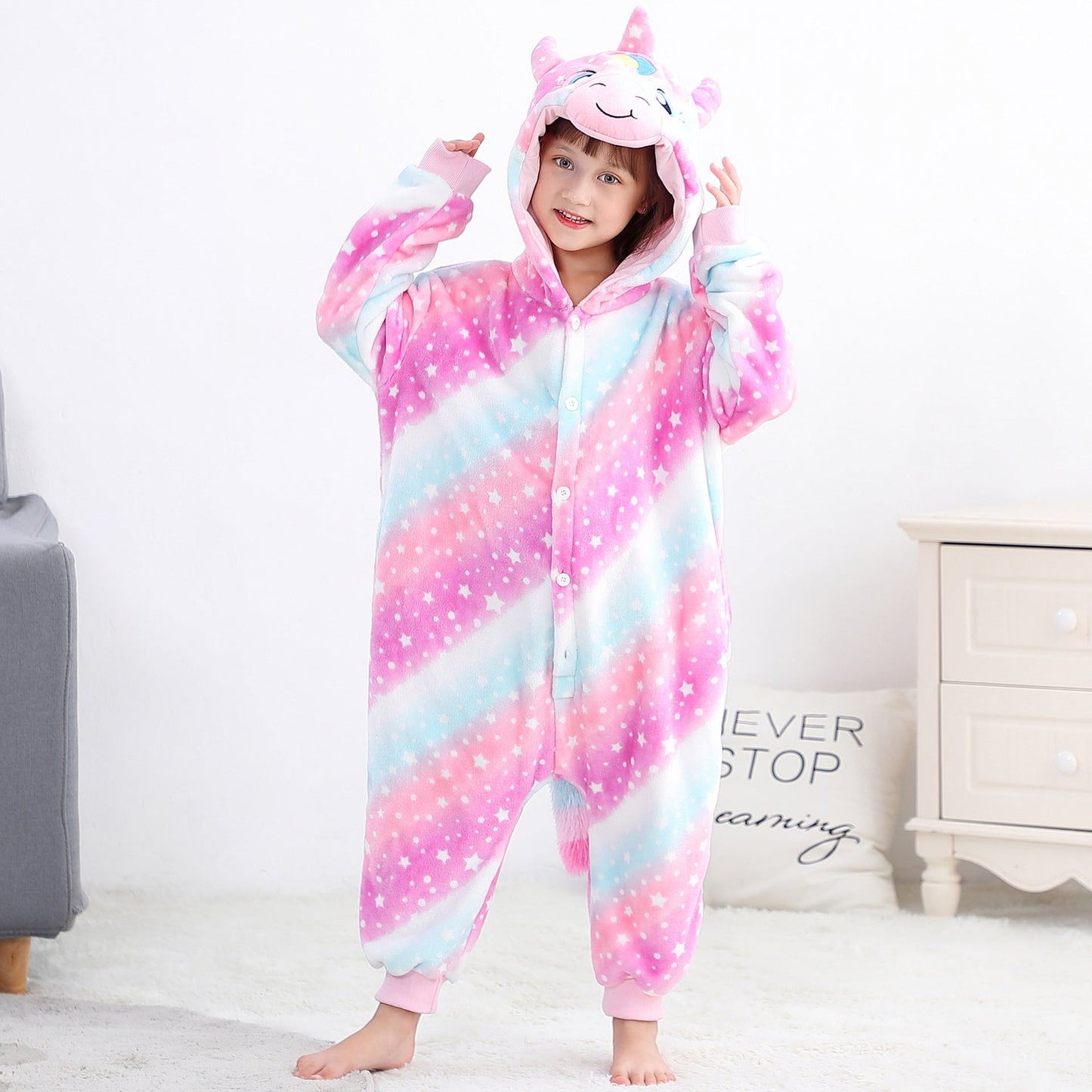 Cartoon Animal Onesies For Older Children Halloween Performance Costumes