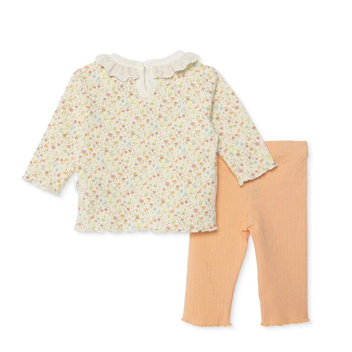 Bebetto Frill Neck Baby Sweatshirt & Leggings Set (1-3 Months to 12 Months)