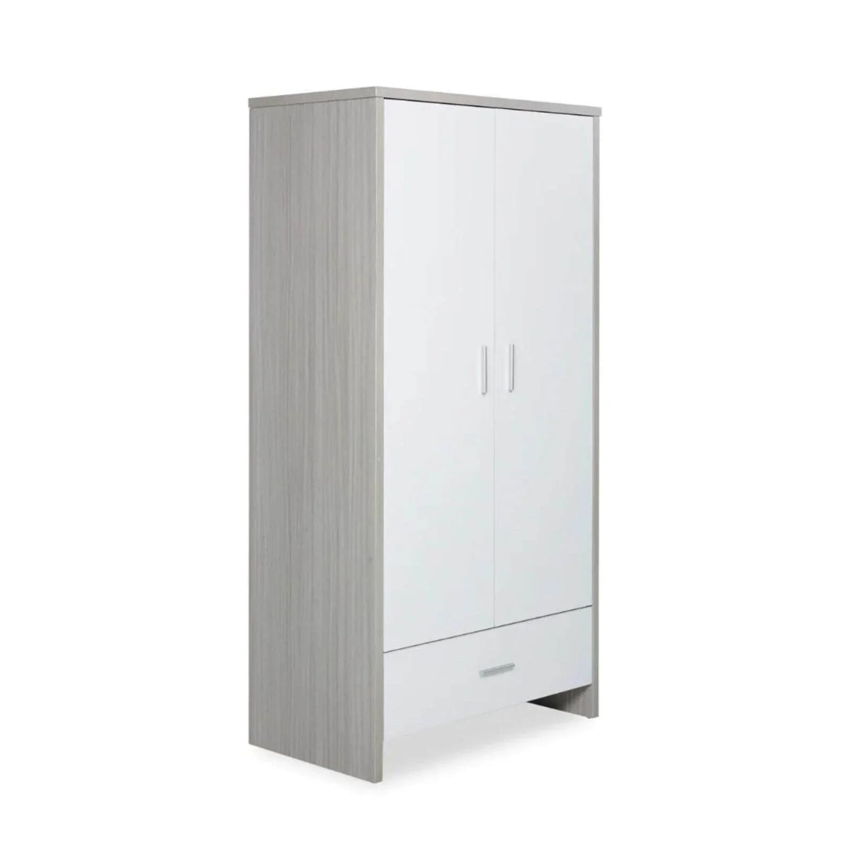 Ickle Bubba Pembrey Wardrobe - Ash Grey & White