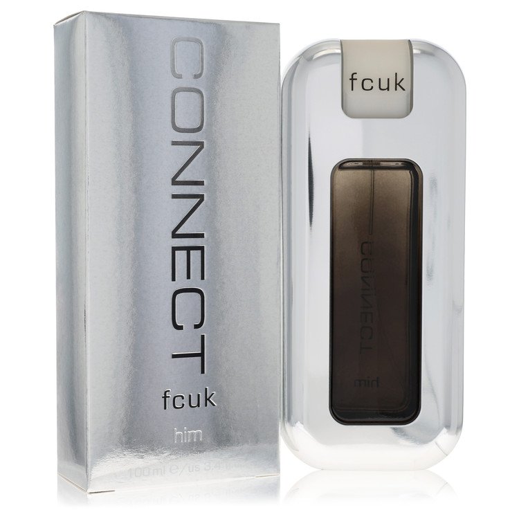 Fcuk Connect Eau De Toilette Spray for Men, 3.4 oz / 100 ml