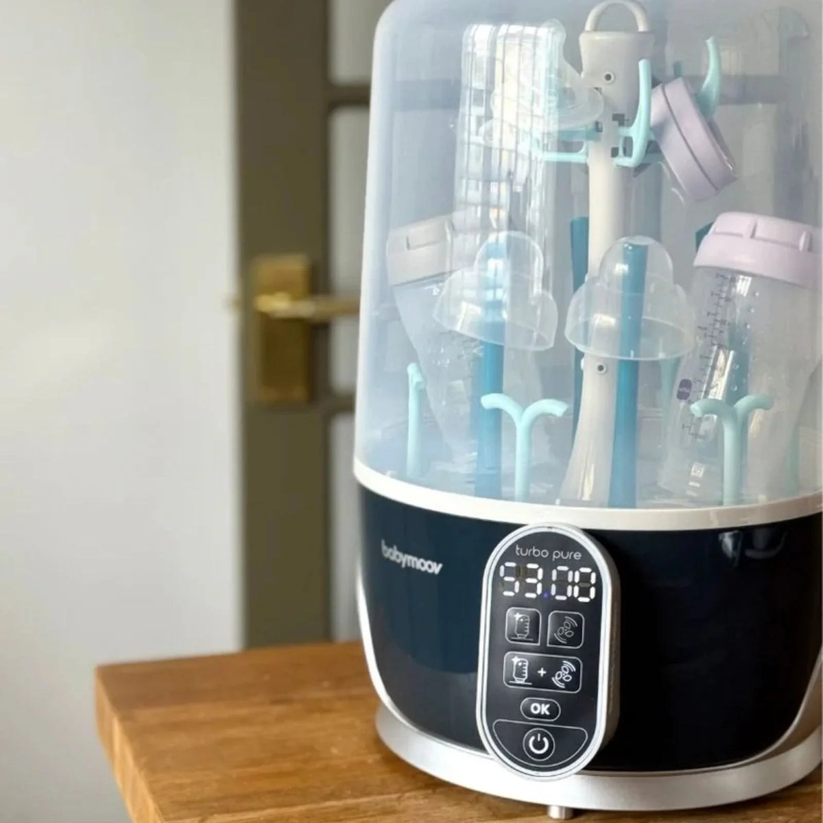 Babymoov Turbo Pure 3-in-1 Steriliser & Dryer & Purified Bottle Storage