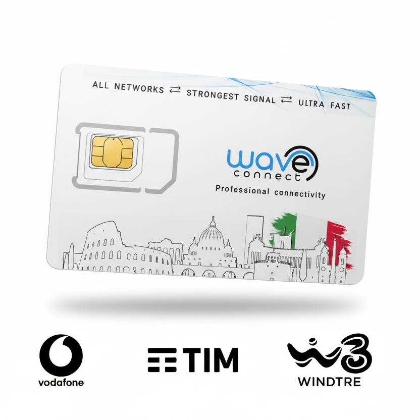 Italy Triple Network 12 GB / 12 Months