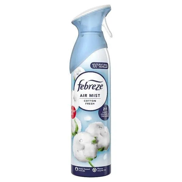 Febreze Air Freshener Spray Cotton Fresh 185ML (Case of 8)