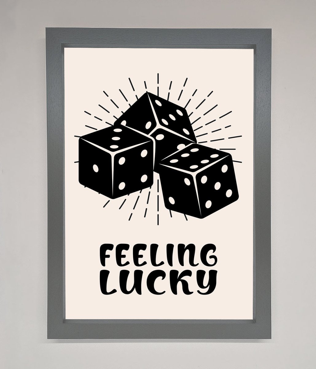 Feeling Lucky Framed Poster