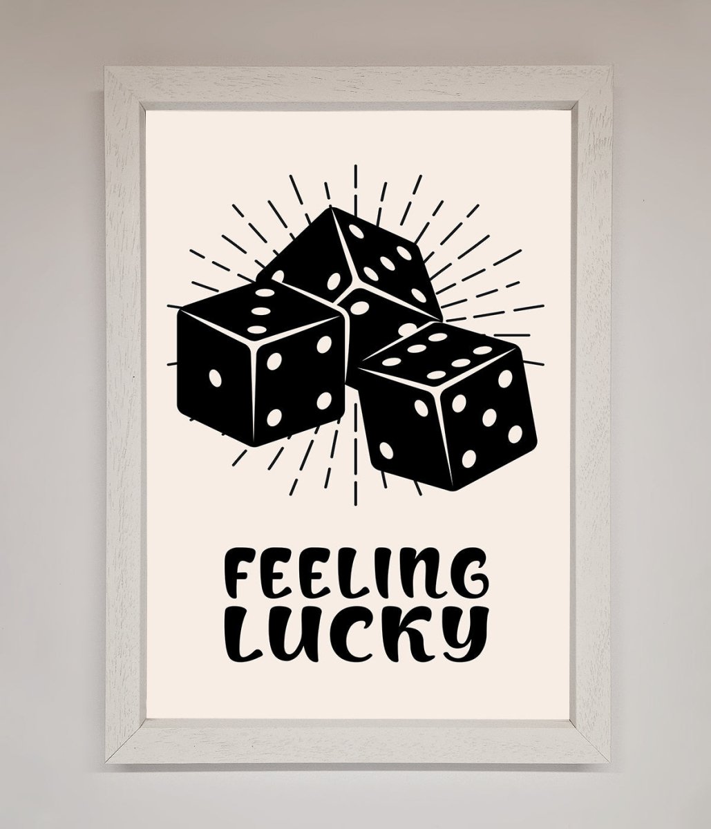 Feeling Lucky Framed Poster