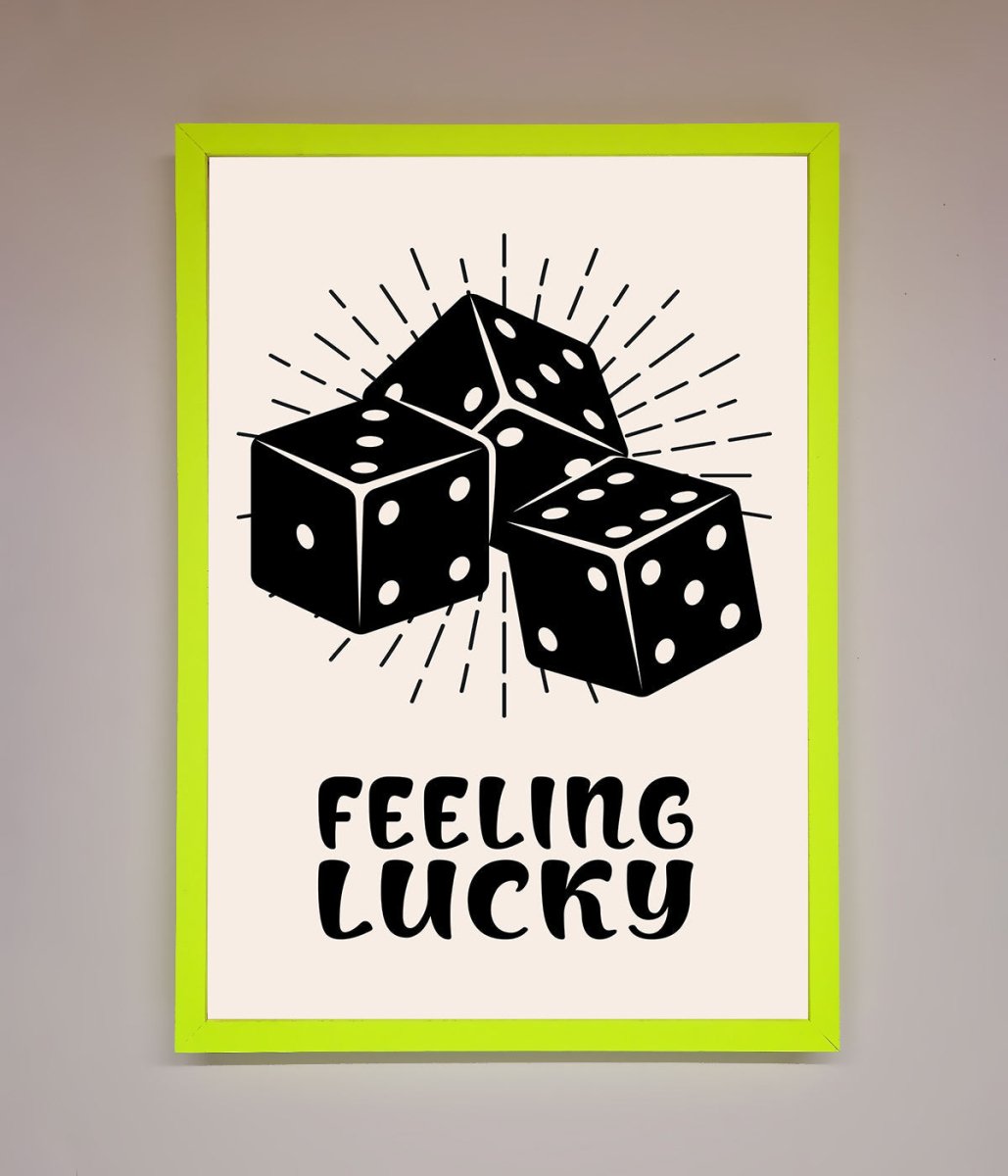 Feeling Lucky Framed Poster