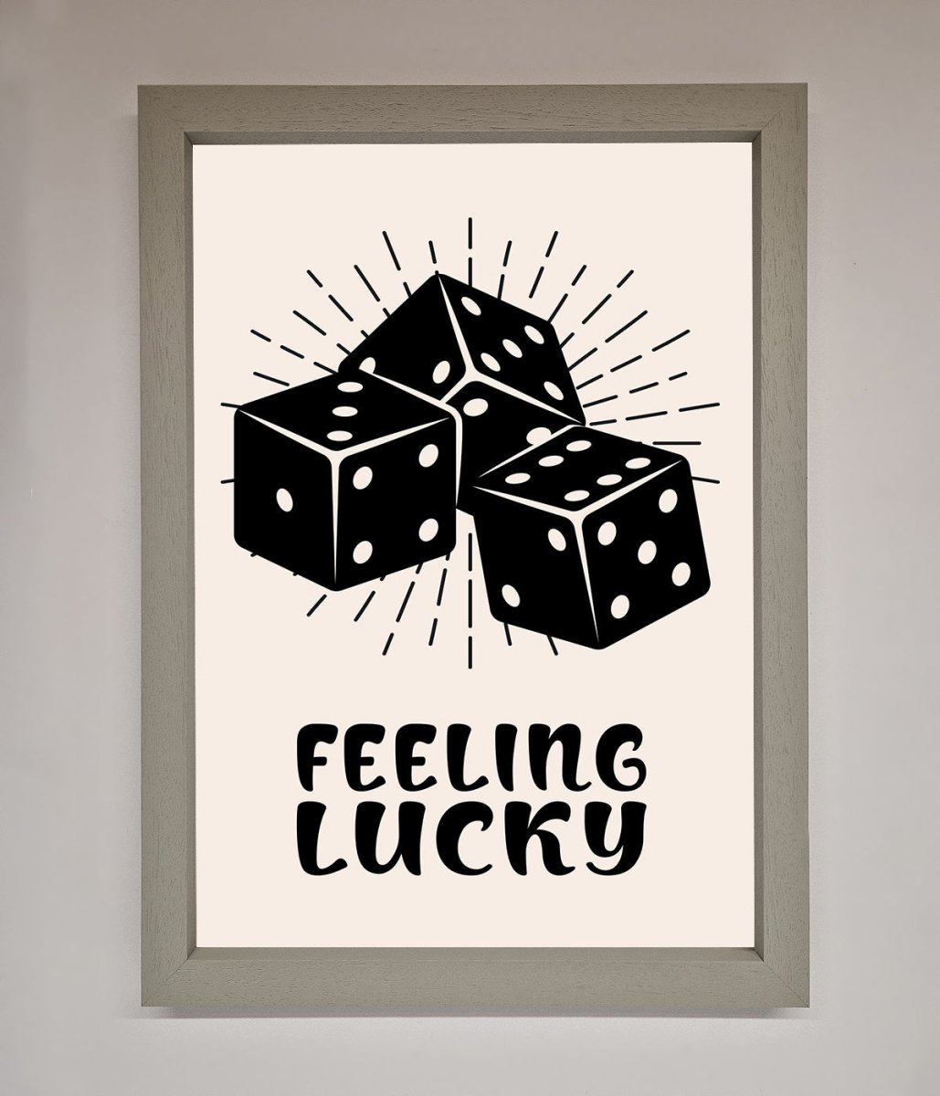 Feeling Lucky Framed Poster