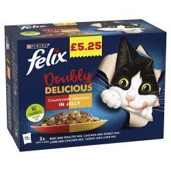 Felix As Good As It Looks Doubly Delicious Countryside Selection in Jelly 12 x 85g - Case of 4