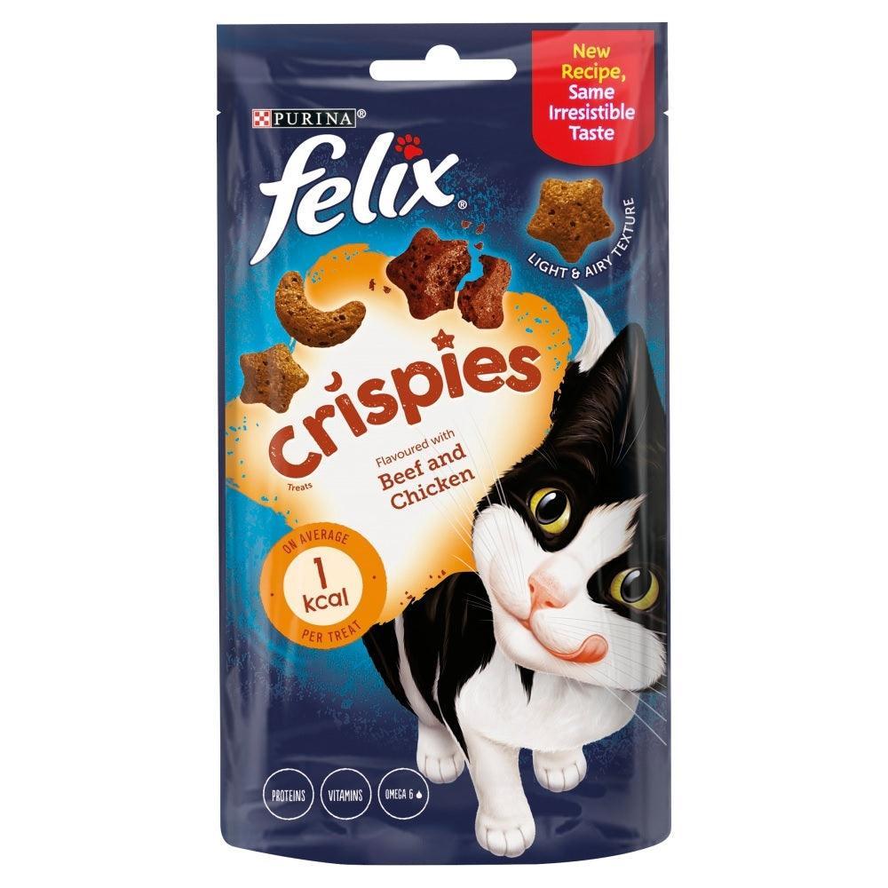 Felix Crispies Beef and Chicken 45g - Case of 8