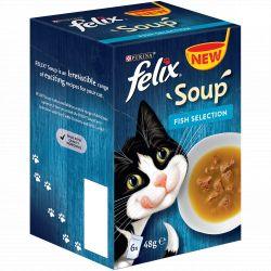 Felix Soup Fish Selection 6 x 48g - Case of 8