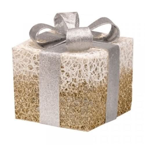 Three Piece Christmas LED Present Gift Box Decoration