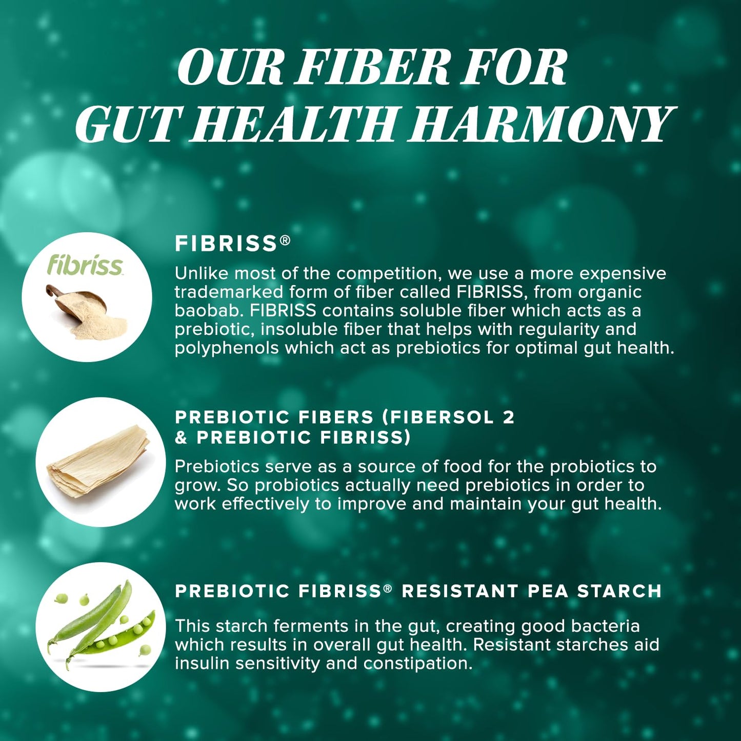 Fiber Supplement Colon Cleanse Detox – Prebiotic Powder for Digestive Health (Apple, 60 Servings)
