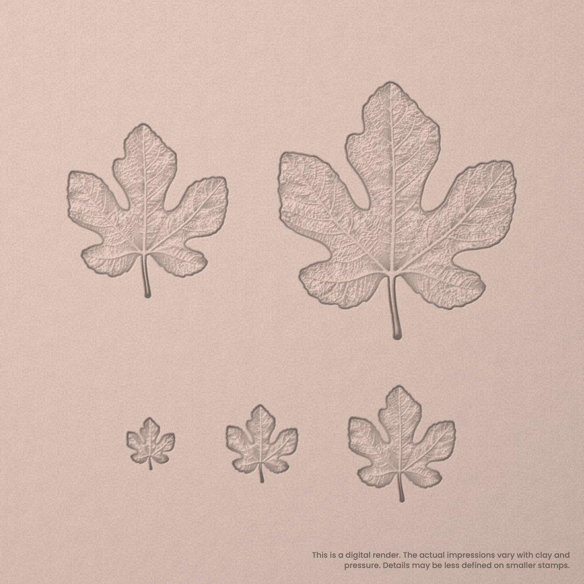 Fig Leaf Stamps - Photo Textured