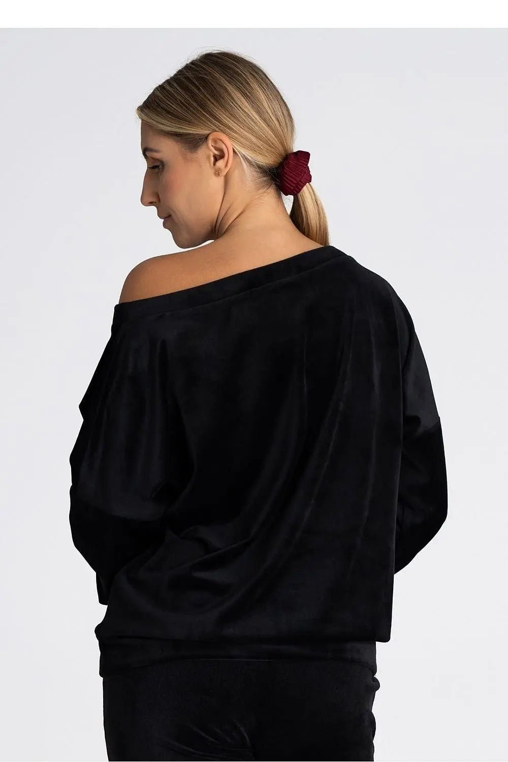 Figl boat neckline oversized blouse