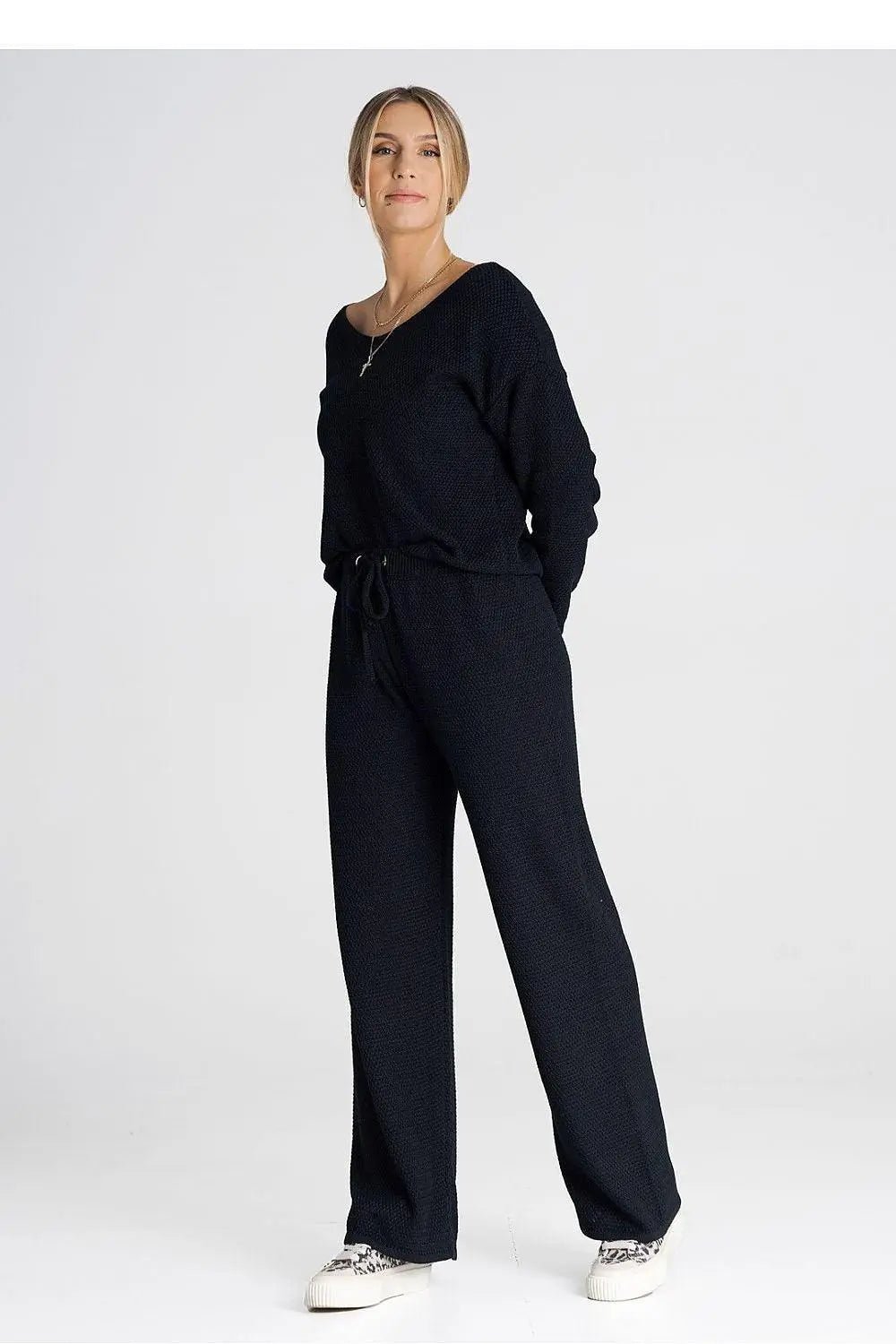 Figl long sleeves blouse and loose pants