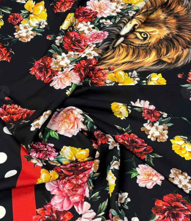 Floral Print Fabric by Metre