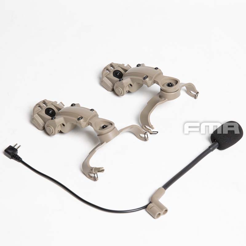 FMA Comtac II / III Helmet Arc Rail Headset Adapter
