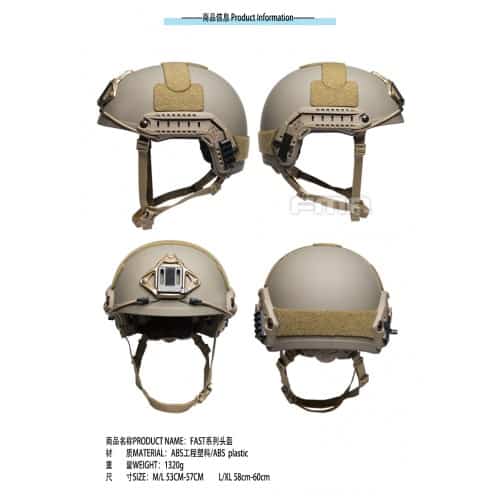 FMA Fast Helmet (Heavyweight) L/XL