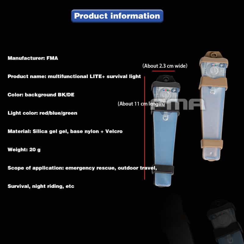FMA FXUKV Safety Lite With Multicolour Modes