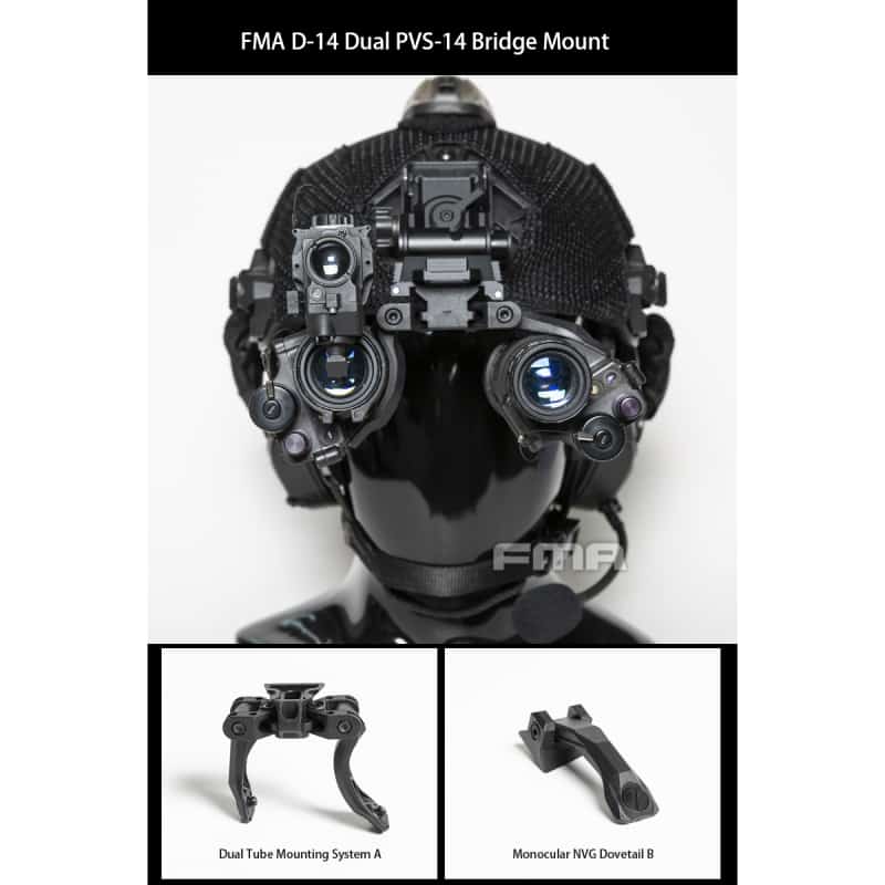 FMA NVG Dual Adapter Mount For PVS-14