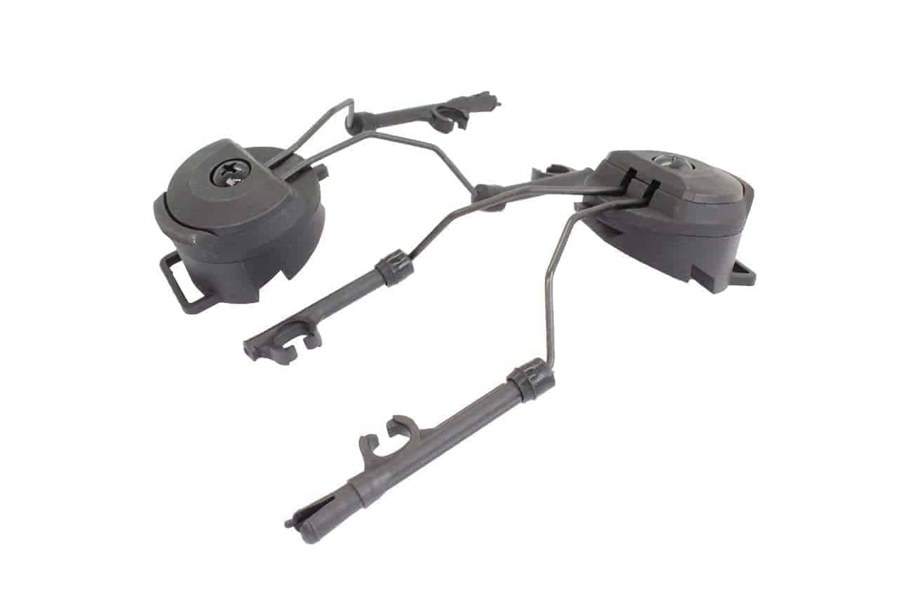 FMA PT Headset and Helmet Rail Adapter Set - Black
