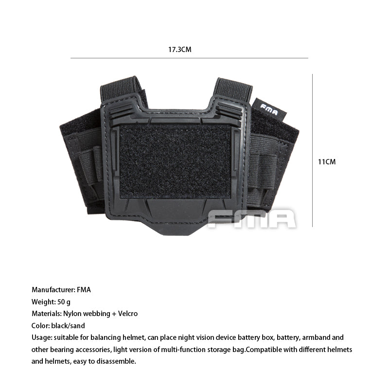 FMA Removable Helmet Pocket / Counterweight Pouch