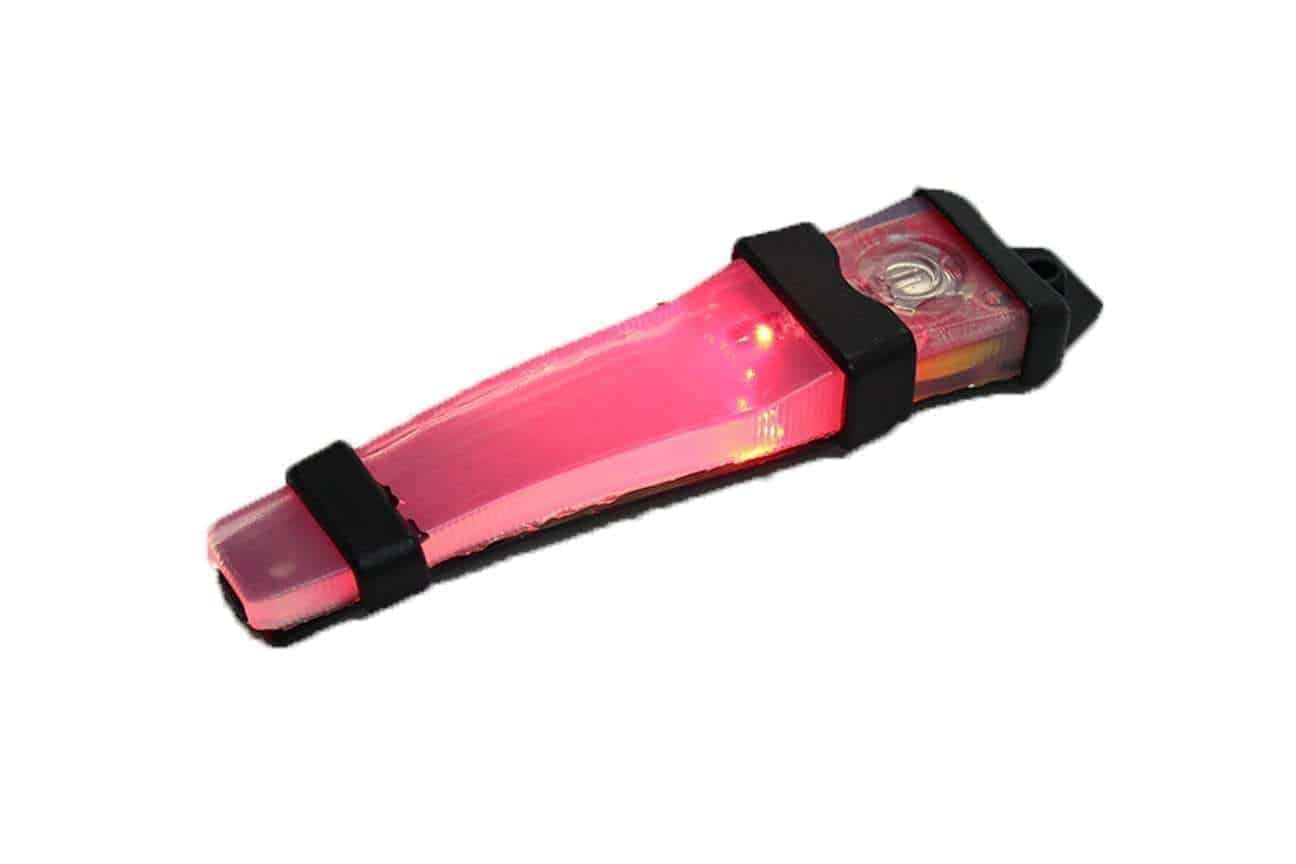 FMA Velcro V light Black - RED light