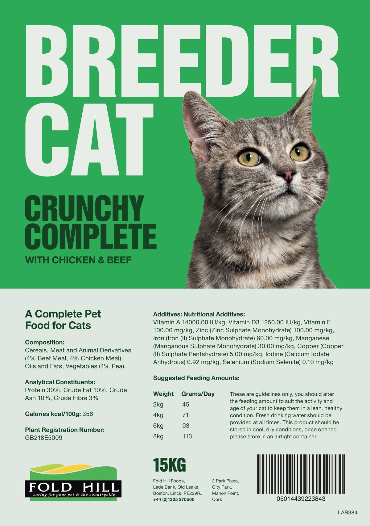 Fold Hill Breeder Cat Complete 15kg