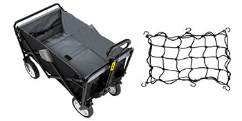 VEVOR Folding Wagon Cart Portable Outdoor Camping Beach Large Capacity Multifunction Adjustable Handle for Picnic Bbq Trolley