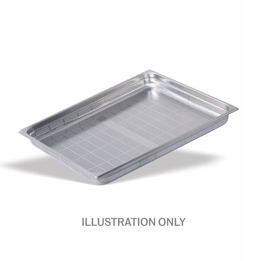 150mm Deep 2/1 Stainless Steel Perforated Gastronorm